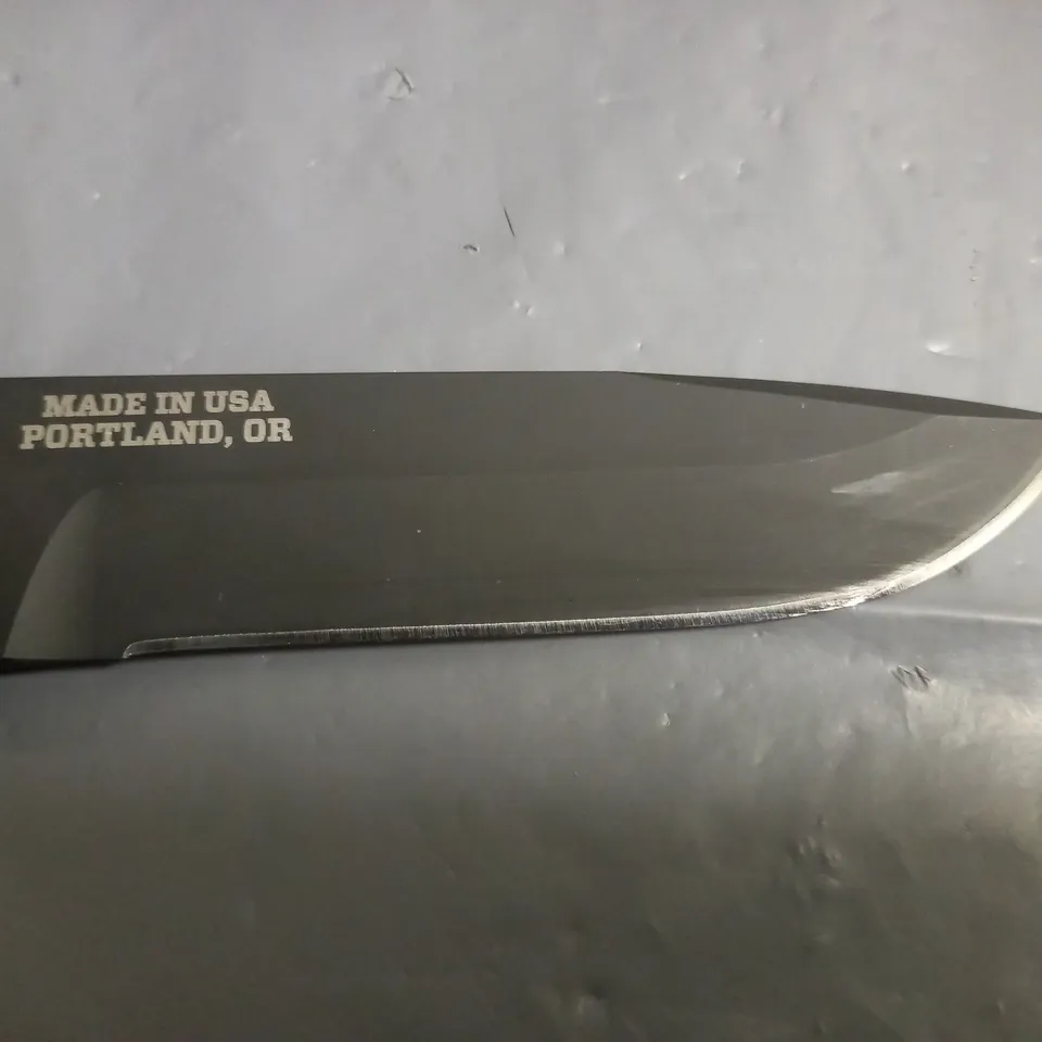GERBER ALL BLACK 4" KNIFE WITH SHEATH
