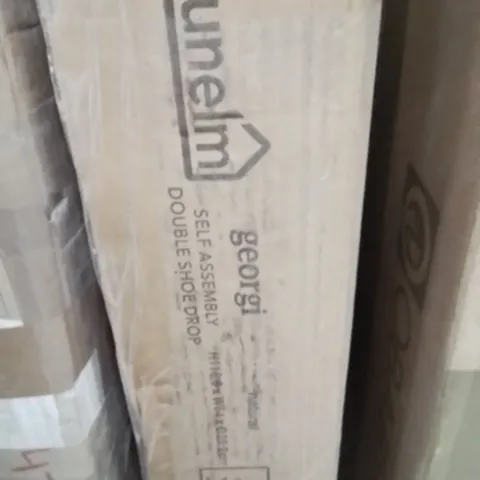 BOXED SELF ASSEMBLY DOUBLE SHOE DROP