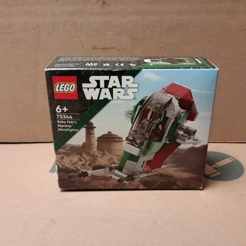 BOXED STAR WARS BOBA FETT'S STARSHIP MICROFIGHTER - 75344