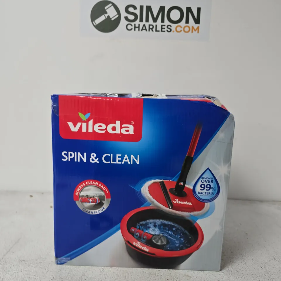 VILEDA SPIN & CLEAN MOP KIT – BOXED