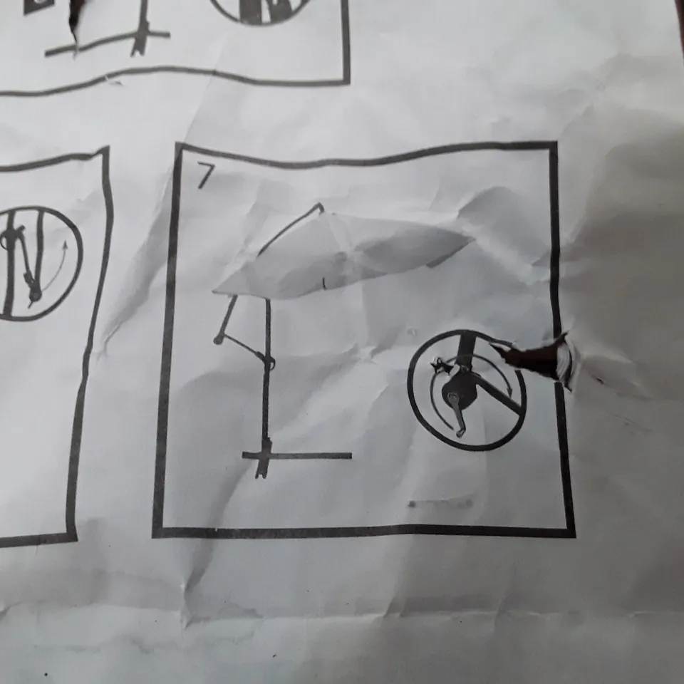 BOXED CRANK PARASOL
