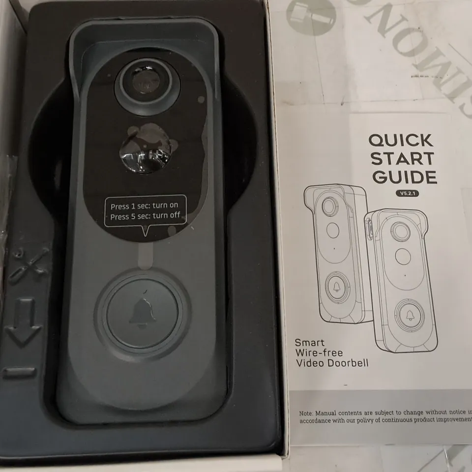 SMART HOME VIDEO DOORBELL