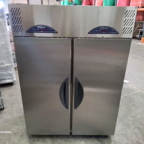 WILLIAMS 2 DOOR STAINLESS STEEL FISH/MEAT UPRIGHT COMMERCIAL FRIDGE