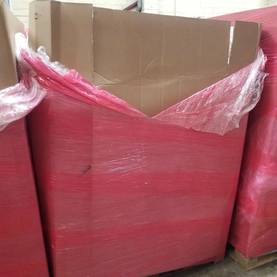 PALLET CONTAINING ASSORTED PRODUCTS INCLUDING KAYAK CART, TOILET SEAT, CLOTH STORAGE BOX, DUVET SET, POOL CUES & DAY AND NIGHT ROLLER BLIND