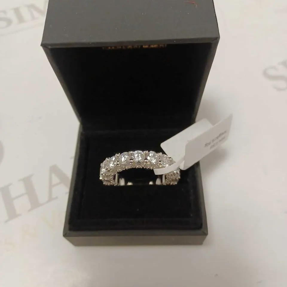 LAJERRIO SILVER STONE RING - SIZE Q