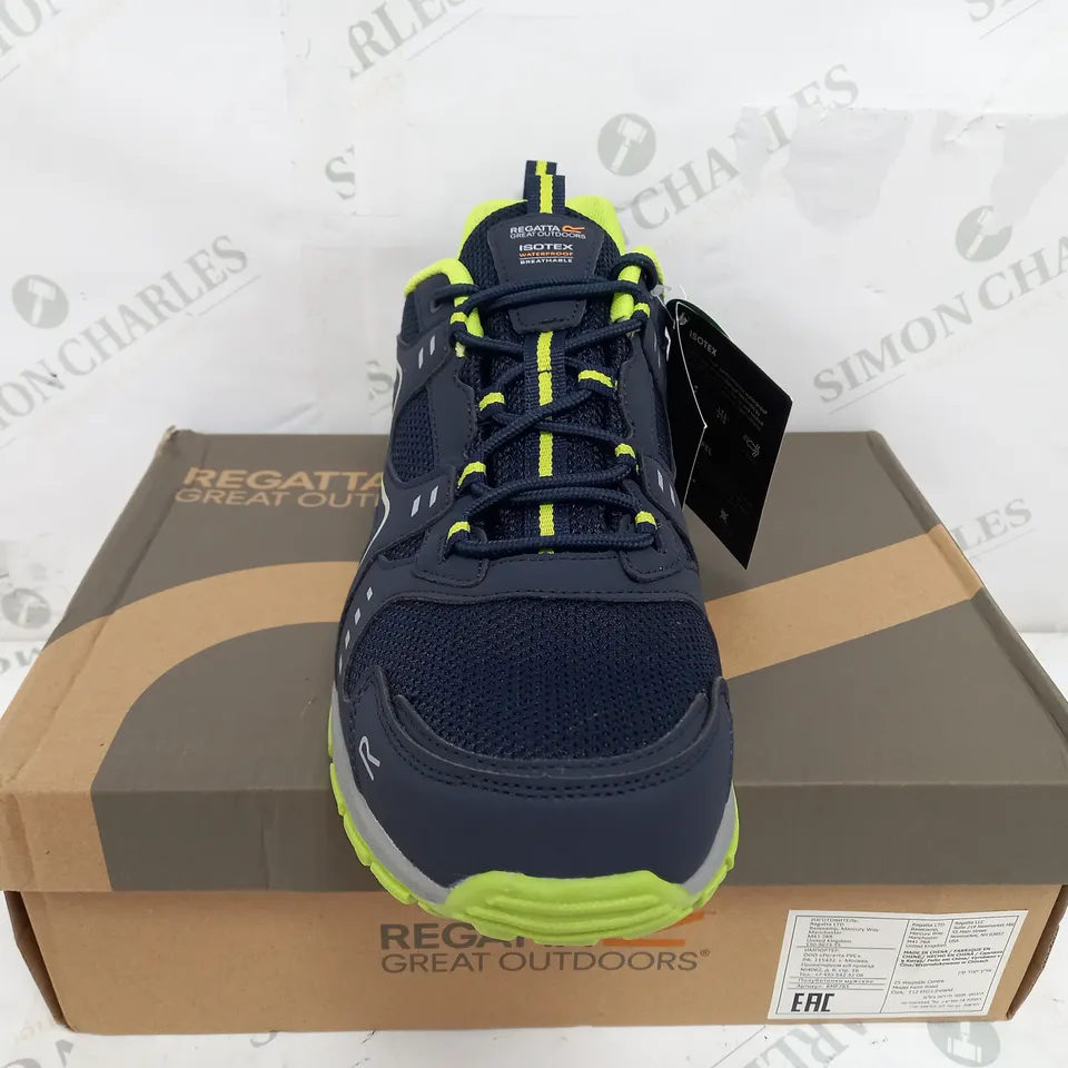 BOXED PAIR OF REGATTA ISOTEX WATERPROOF BREATHABLE TRAINERS - UK 11