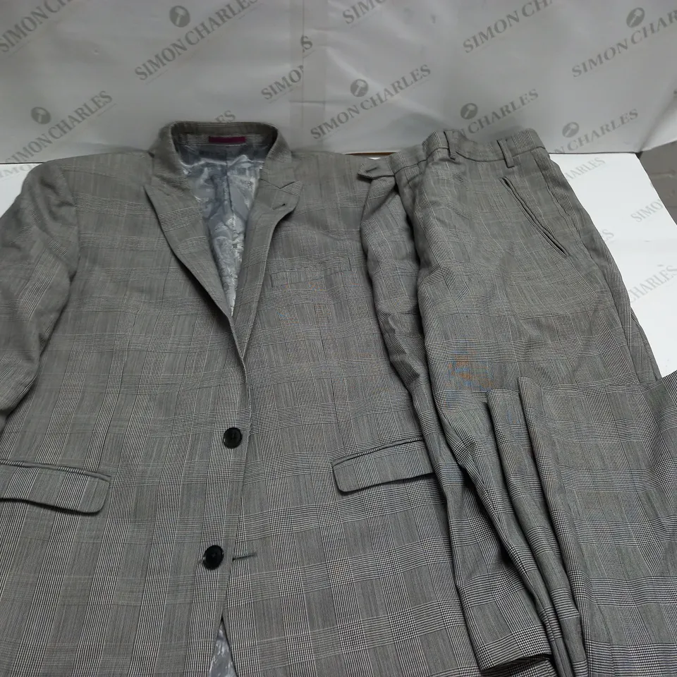 NEXT WOOL BLEND SUIT JACKET AND TROUSERS - SLIM FIT 44R