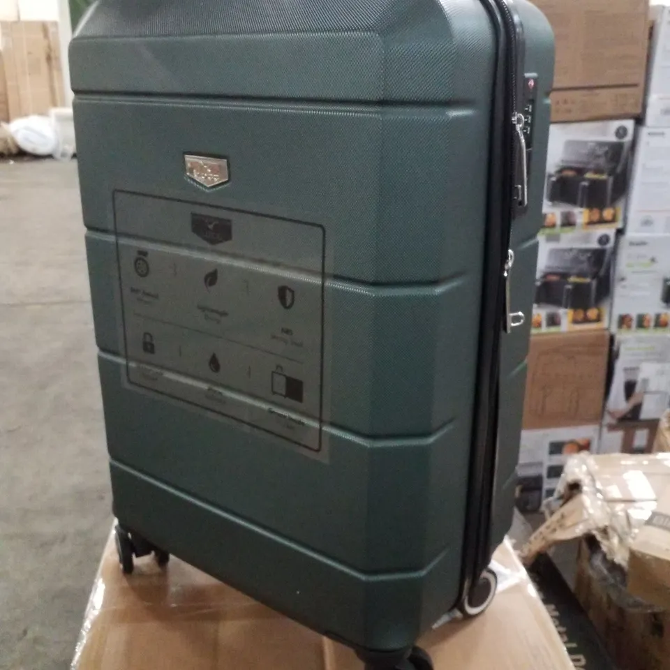 BOXED LUGG 20" JETSET TRAVEL SUITCASES - ARMY GREEN