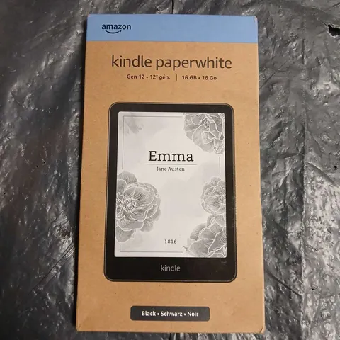 SEALED AMAZON KINDLE PAPERWHITE GEN-12 16GB IN BLACK - SA568B