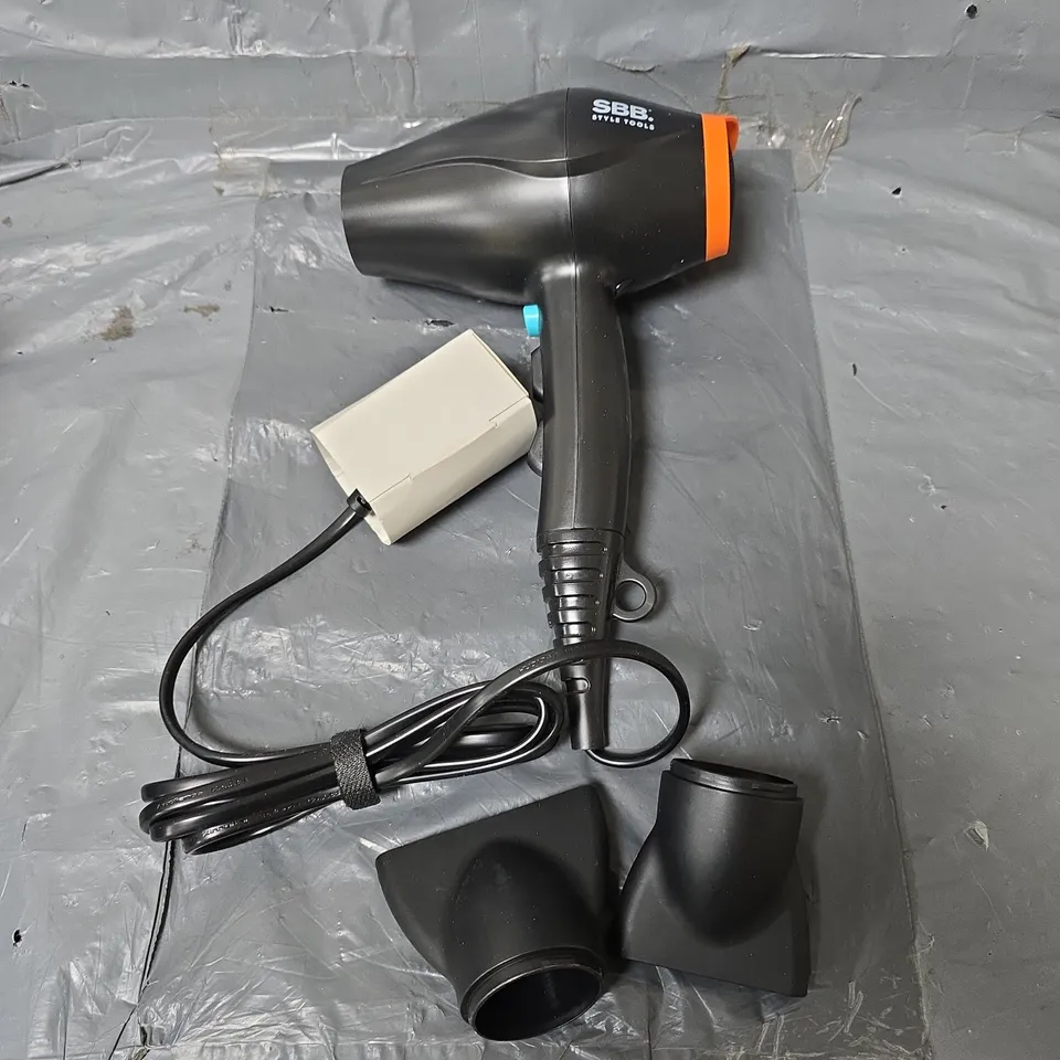 BOXED SBB STYLE TOOLS QUICK 2 DRY COMPACT 2000W HAIRDRYER 