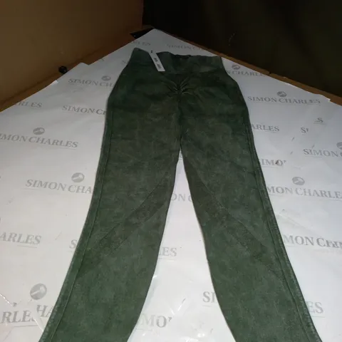 ASOS DESIGN GREEN GYM LEGGINGS SIZE M