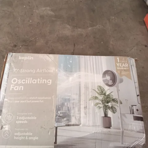 BOXED KEPLIN 10" OSCILLATING FAN