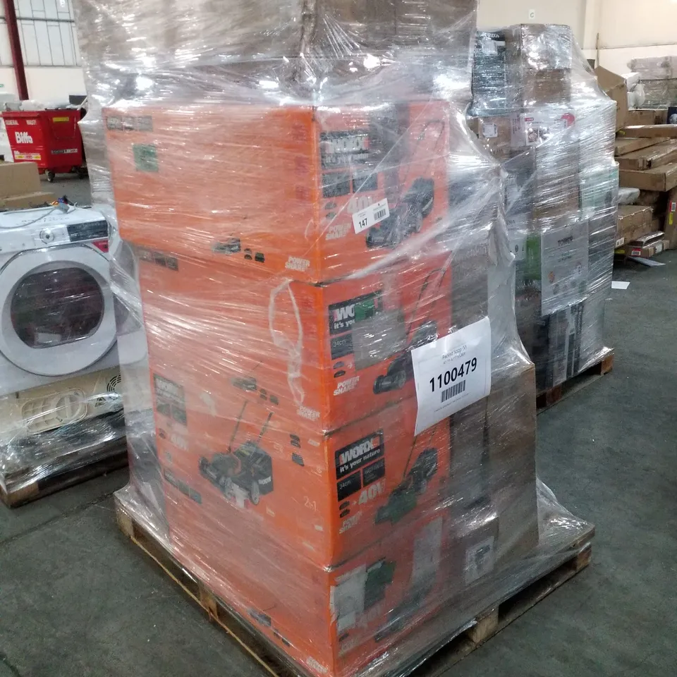 PALLET OF APPROXIMATELY 19 UNPROCESSED RAW RETURN HOUSEHOLD AND ELECTRICAL GOODS TO INCLUDE;