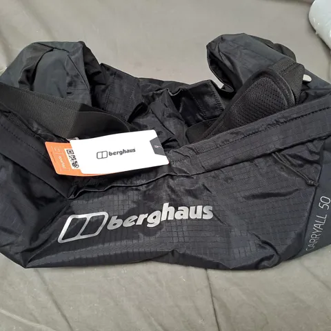 BERGHAUS CARRYALL 50 GYM BAG - BLACK