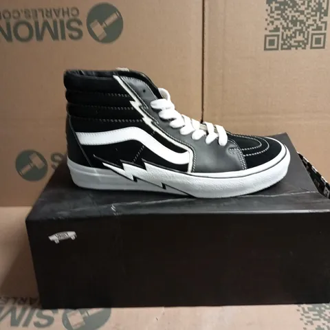 VANS VAULT X MASTERMIND JAPAN SK8-HI BOLT LX TRAINERS – BLACK, UK 10