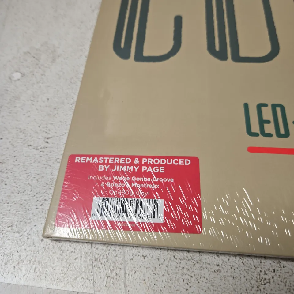 LED ZEPPELIN – CODA LP (REMASTERED EDITION; PRODUCED BY JIMMY PAGE; INCLUDES WE'RE GONNA GROOVE & BONZO'S MONTREUX)