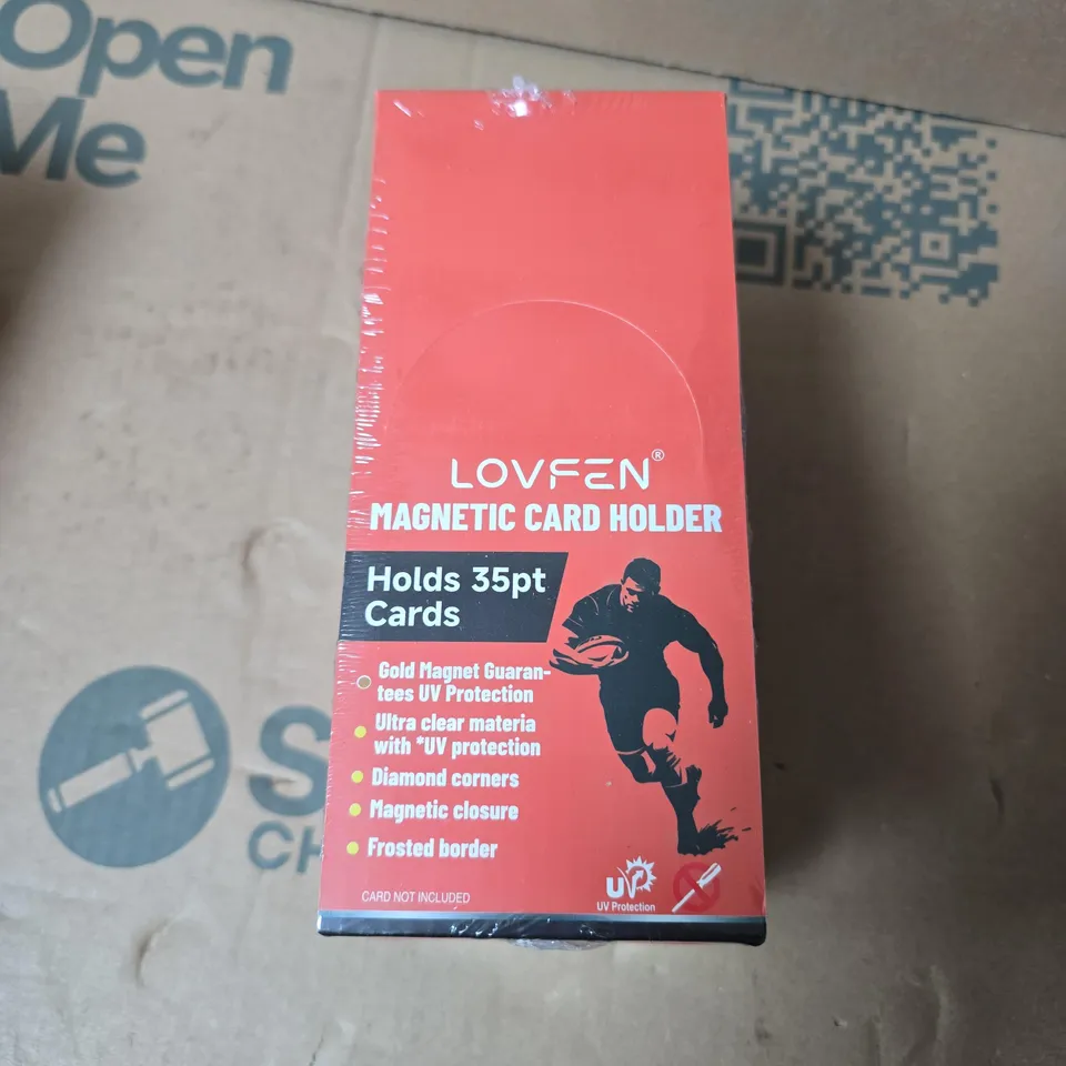 LOVEN MAGNETIC CARD HOLDER – HOLDS 35PT CARDS, 25-PACK