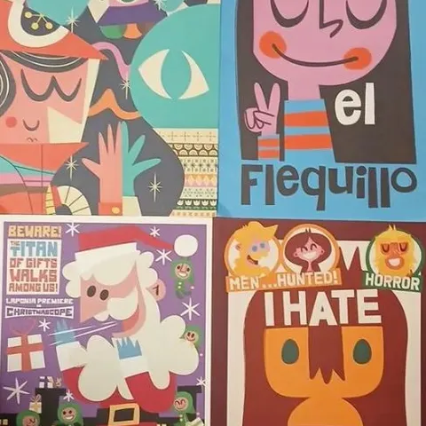APPROXIMATELY 35 ASSORTED PINTACHAN PRINTS, SOME SIGNED
