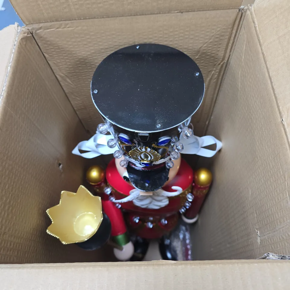 BOXED IN-LIT GIANT NUTCRACKER - COLLECTION ONLY