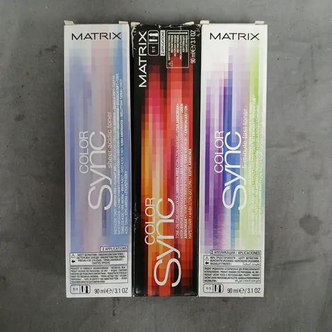 BOX OF APPROXIMATELY 20 ASSORTED MATRIX SO COLOUR SYNC PRODUCTS