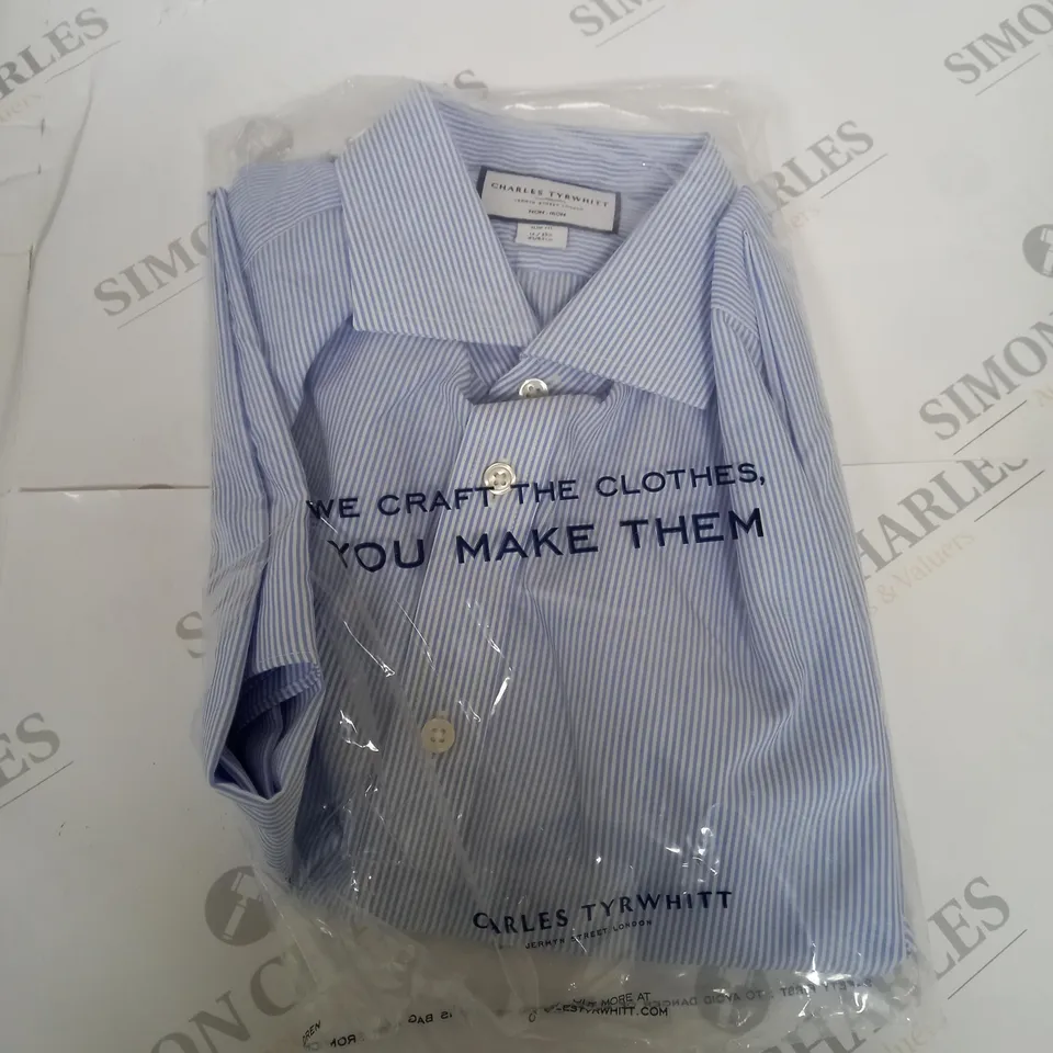 CHARLES TYRWHITT LONG SLEEVE SHIRT SIZE 16