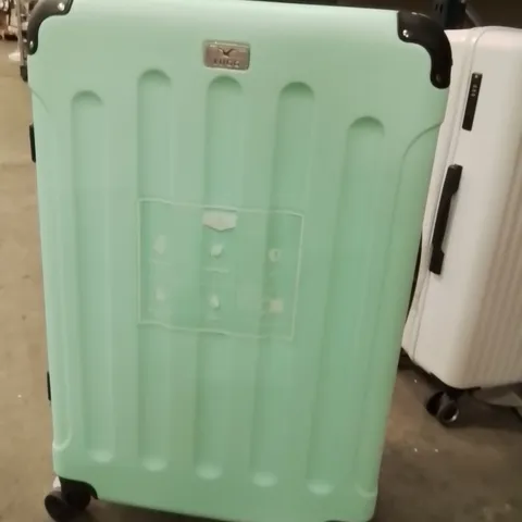 LUGG 3PCS SET SUITCASE LOCKABLE SYSTEM MINT GREEN CASES