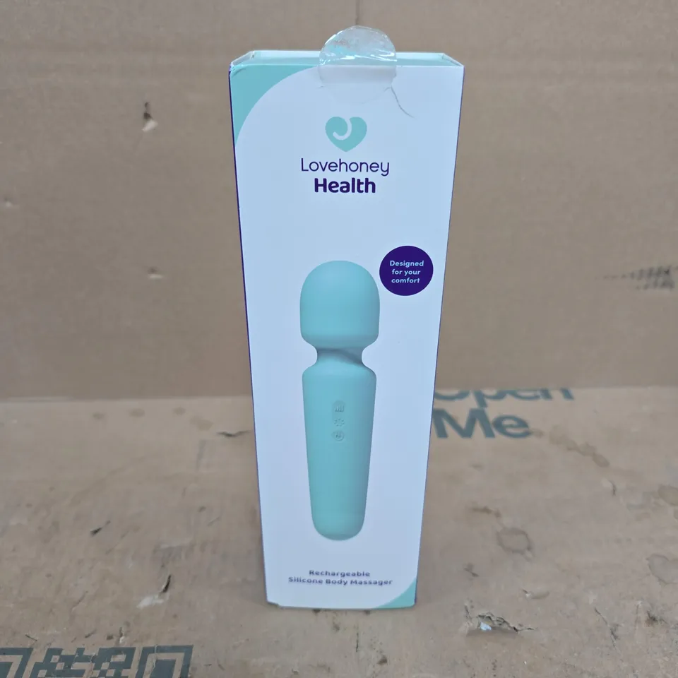 BOXED LOVEHONEY HEALTH RECHARGEABLE BODY MASSAGER