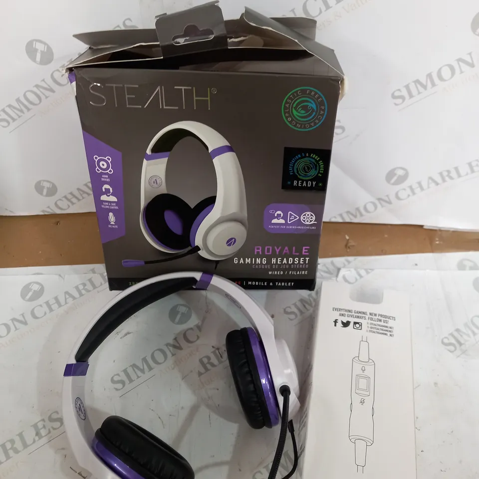 BOXED STEALTH ROYALE GAMING HEADSET 
