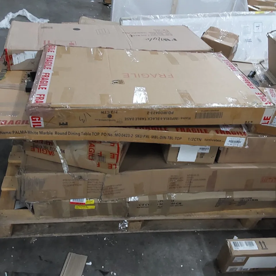 PALLET TO CONTAIN ASSORTED BOXED FURNITURE AND FURNITURE PARTS