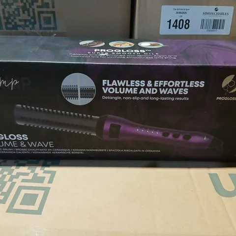 ProGloss Volume & Wave Hot Ceramic Brush – Purple (Boxed)