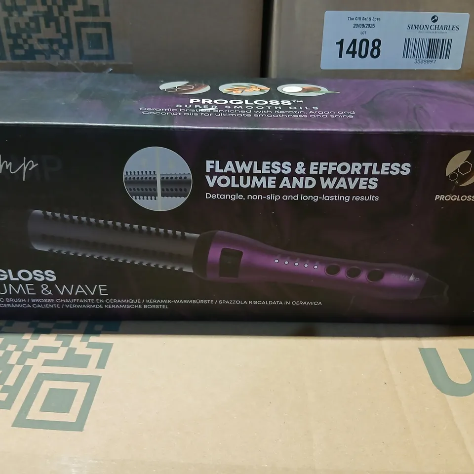 ProGloss Volume & Wave Hot Ceramic Brush – Purple (Boxed)