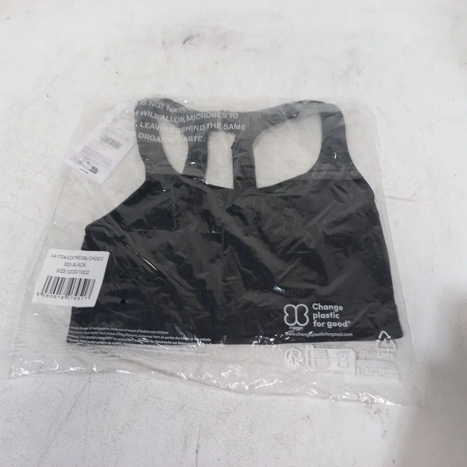 BAGGED LNDR SPORTS BRA IN BLACK - UK 32DD