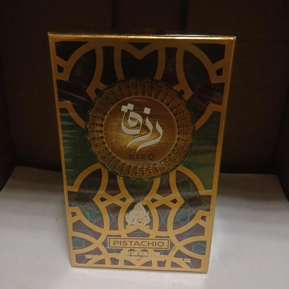 BOXED AND SEALED RIZQ PISTACHIO EAU DE TOILETTE 100ML