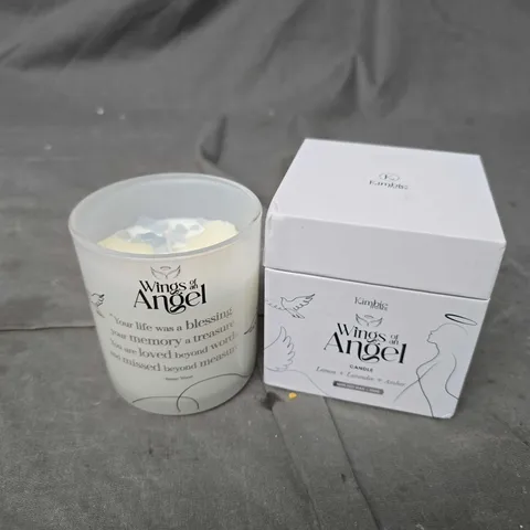 BOXED KIMBIE WINGS OF AN ANGEL SCENTED CANDLE 
