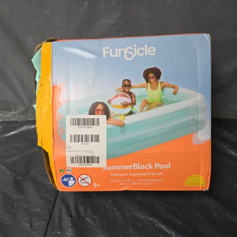 FUNSICLE SUMMERBLOCK POOL 5.5FT - COLLECTION ONLY