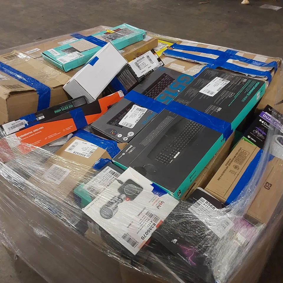 PALLET OF APPROXIMATELY 107 UNPROCESSED HIGH VALUE RAW RETURN ELECTRICAL GOODS TO INCLUDE;