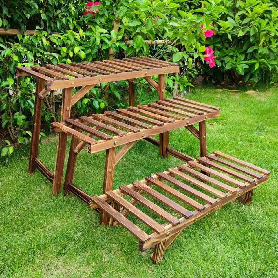 BOXED MARJORIE PLANT STAND 