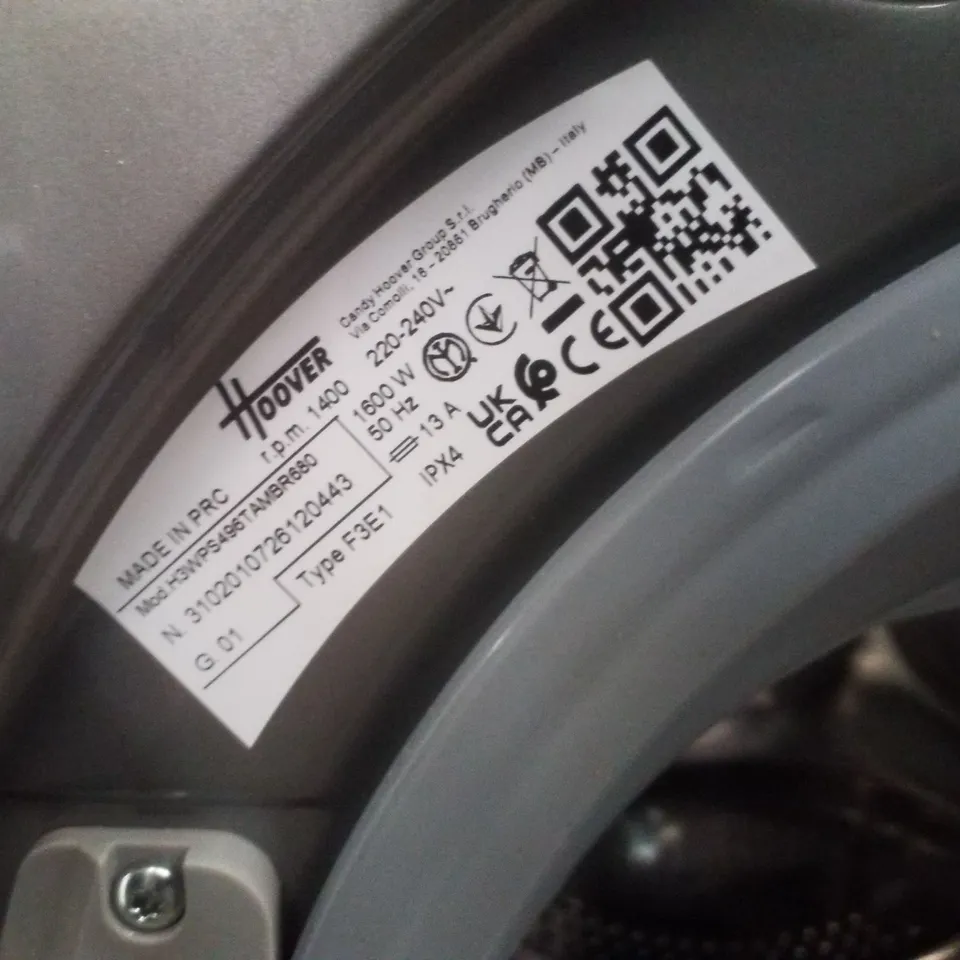 HOOVER H-WASH 350 GRAPHITE-BLACK / 9 KG FREESTANDING WASHING MACHINE