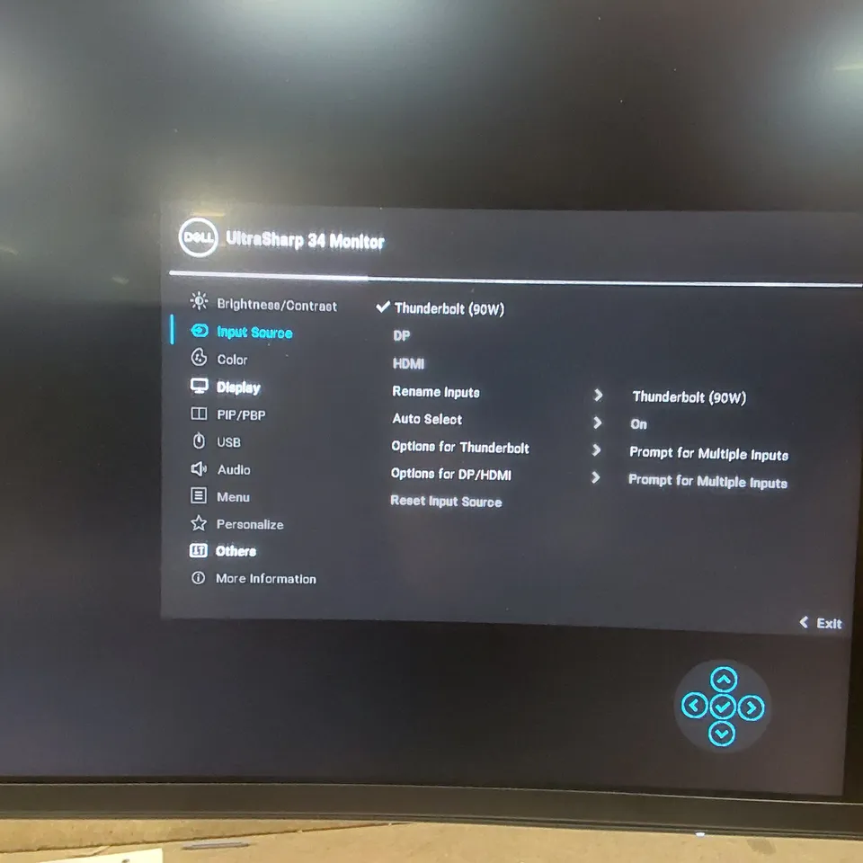 BOXED DELL ULTRASHARP 34 CURVED THUNDERBOLT™ HUB MONITOR - U3425WE