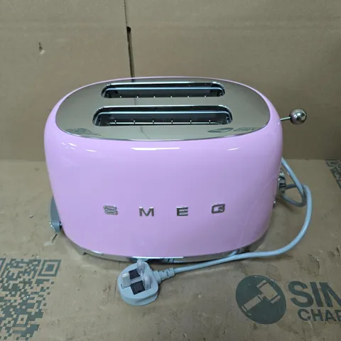 SMEG EEJB114 50S RETRO STYLE KETTLE AND 2-SLICE TOASTER - PASTEL PINK
