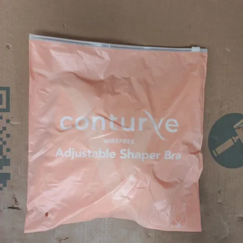 BAGGED CONTURVE ADJUSTABLE WIRE FREE SHAPER BRA IN BEIGE SIZE 5XL