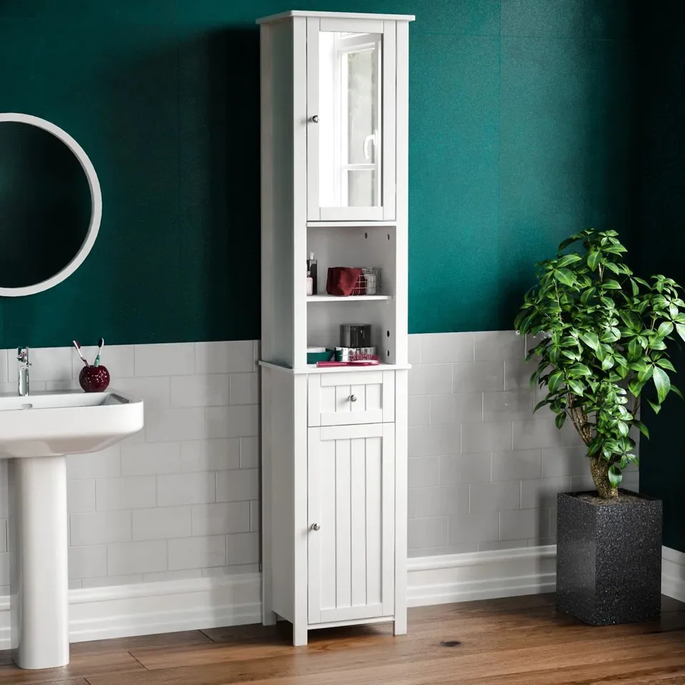 BOXED MILANO FREESTANDING BATHROOM CABINET