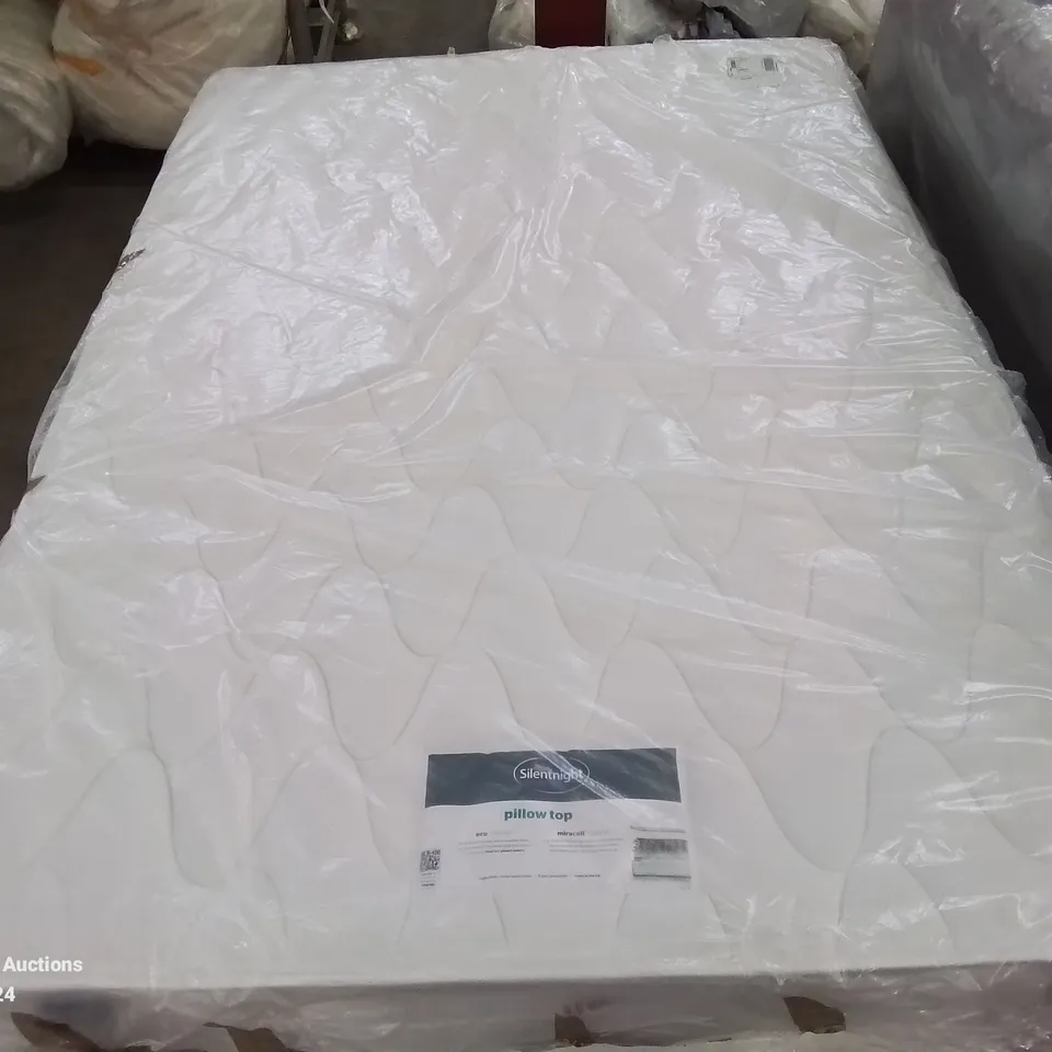 QUALITY BAGGED SILENTNIGHT PILLOW TOP 782 SPRING SUPPORT DOUBLE MATTRESS 