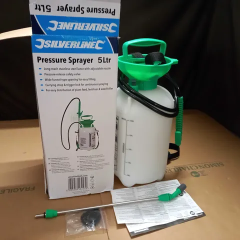 SILVERLINE 5LTR PRESSURE SPRAYER