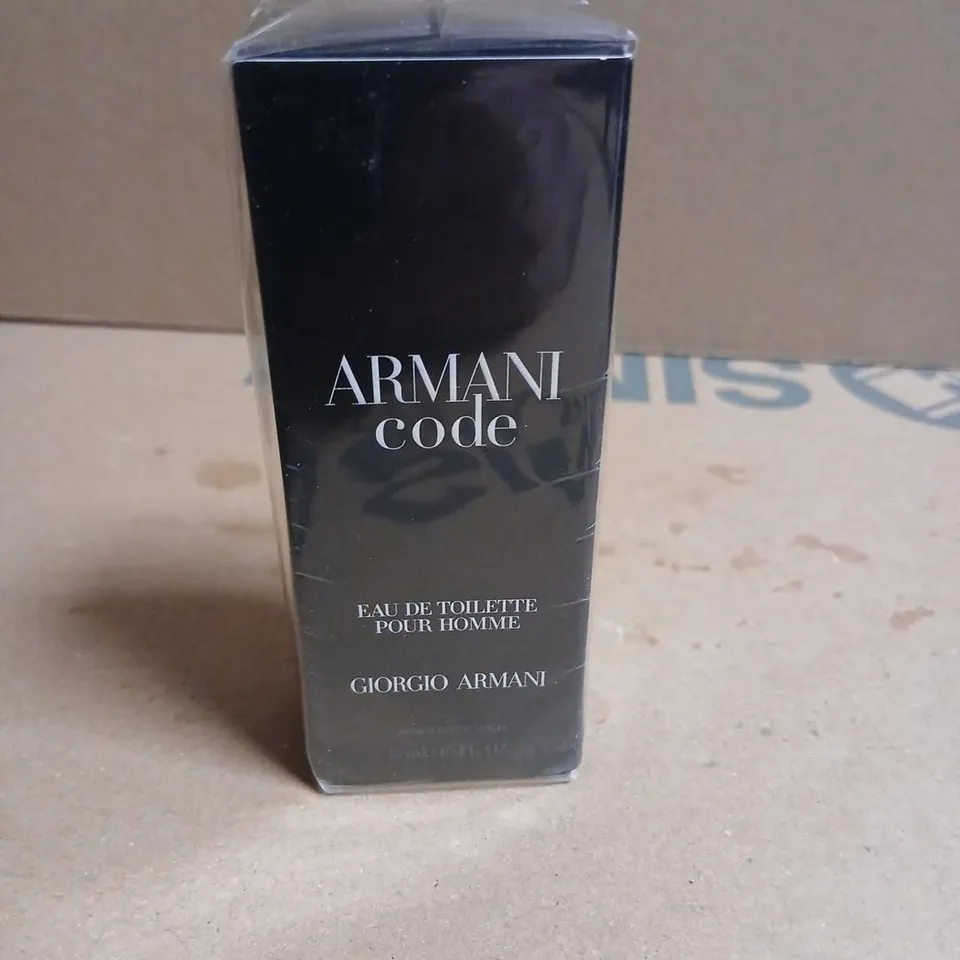 BOXED AND SEALED ARMANI CODE EAU DE TOILETTE GIORGIO ARMANI 15ML