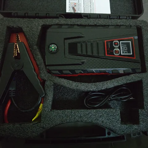 DIGITAL CAR BATTERY TESTER WITH CROCODILE CLIPS – CASE INCLUDED 