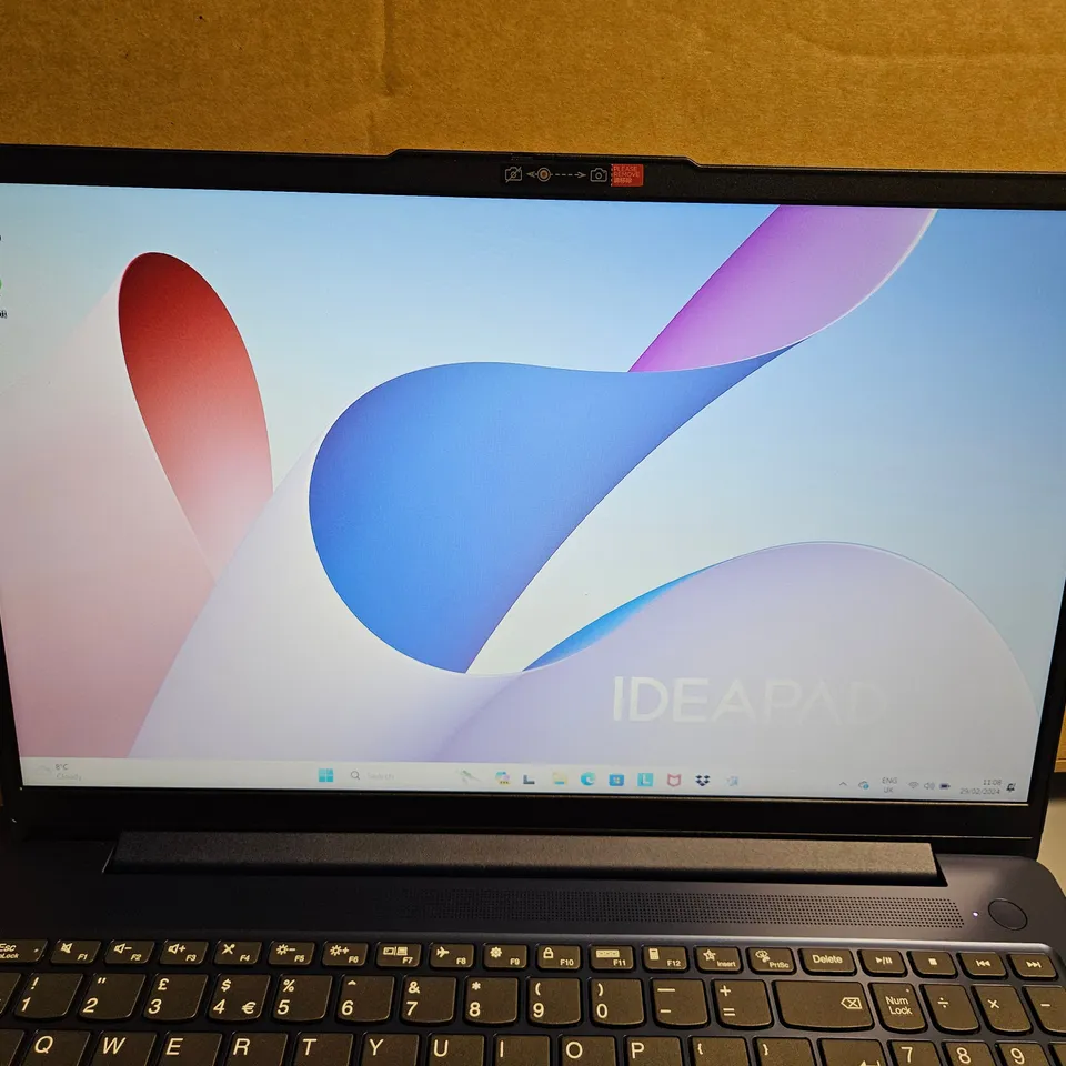 BOXED LENOVO IDEAPAD SLIM 3 LAPTOP - INTEL CORE I5-12450H CPU, 16GB RAM, 512GB SSD