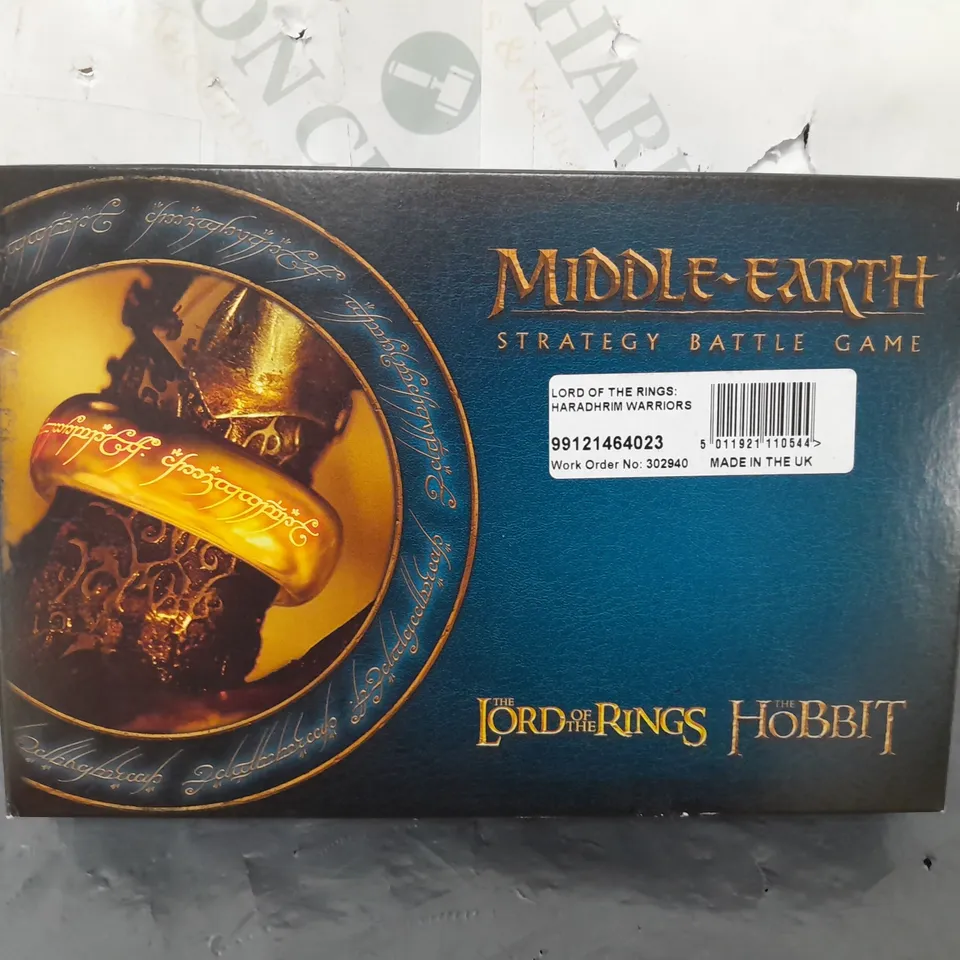 BOXED LORD OF THE RINGS: HARADRIM WARRIORS MIDDLE EARTH STRATEGY BATTLE GAME