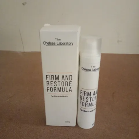 BOXED THE CHELSEA LABORATORY FIRM AND RESTORE FORMULA FOR NECK AND FACE (50ML)