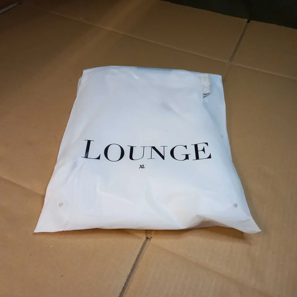 PACKAGED LOUNGE OATMEAL RIBBED FLARED TROUSERS - XL